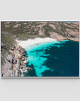 Little Hellfire Bay - Esperance - Art Print - Float Frame Canvas - White - Landscape