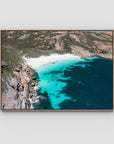 Little Hellfire Bay - Esperance - Art Print - Float Frame Canvas - Raw Oak - Landscape