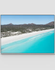 Le Grand Beach ii - Esperance - Art Print - Float Frame Canvas - White - Landscape