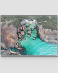 Elephant Rocks Denmark ii - Art Print - Float Frame Canvas - White - Landscape