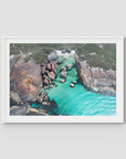 Elephant Rocks Denmark ii - Art Print - Traditional Frame - White - Landscape