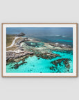 Little Salmon Bay High - Art Print - Traditional Frame - Raw Oak - Landscape