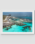Little Salmon Bay High - Art Print - Traditional Frame - White - Landscape