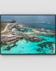 Little Salmon Bay High - Art Print - Float Frame Canvas - Black - Landscape