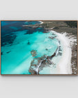 Salmon Bay iii - Art Print - Float Frame Canvas - Raw Oak - Landscape