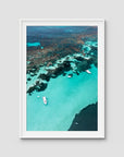 Porpoise Bay - Rottnest Island - Art Print - Traditional Frame - White - Portrait