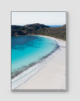 Lucky Bay ii - Esperance - Art Print - Float Frame Canvas - White - Portrait