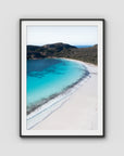 Lucky Bay ii - Esperance - Art Print - Traditional Frame - Black - Portrait