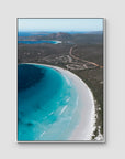 Lucky Bay - Esperance - Art Print - Float Frame Canvas - White - Portrait