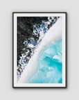 Lucky Bay Symmetry - Esperance - Art Print - Traditional Frame - Black - Portrait