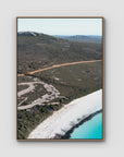 Lucky Bay Campground - Esperance - Art Print - Float Frame Canvas - Raw Oak - Portrait