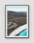 Lucky Bay Campground - Esperance - Art Print - Traditional Frame - Black - Portrait