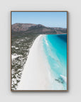 Le Grand Beach - Esperance - Art Print - Float Frame Canvas - Raw Oak - Portrait