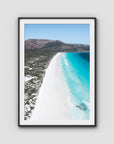 Le Grand Beach - Esperance - Art Print - Traditional Frame - Black - Portrait