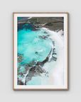 Salmon Bay iii - Art Print - Traditional Frame - Raw Oak - Portrait