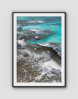 Salmon Bay Curves - Art Print - Traditional Frame - Black - Portrait