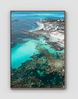 The Basin - Art Print - Float Frame Canvas - Raw Oak - Portrait