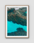 The Basin ii - Art Print - Traditional Frame - Raw Oak - Portrait