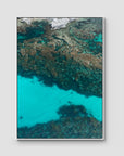 The Basin ii - Art Print - Float Frame Canvas - White - Portrait