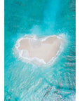Love Heart Sand Bank - Mentawai - Art Print