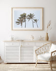 Palms in the Wind - Art Print