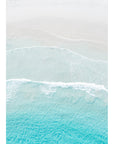 Twilight Beach Blue & White - Art Print