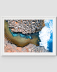 Angel Billabong - Nusa Penida - Art Print - Traditional Frame - White - Landscape