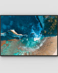 Atuh Beach - Nusa Penida - Art Print - Float Frame Canvas - Black - Landscape