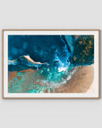 Atuh Beach - Nusa Penida - Art Print - Traditional Frame - Raw Oak - Landscape