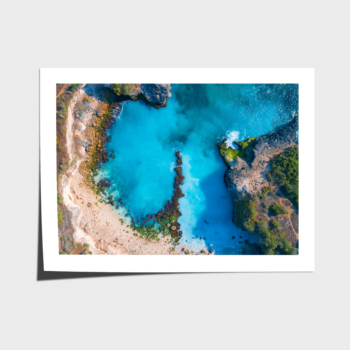 Blue Lagoon - Nusa Ceningan - Art Print - Fine Art Paper - Unframed Print - Landscape