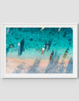 Gili T Island - Art Print - Traditional Frame - White - Landscape