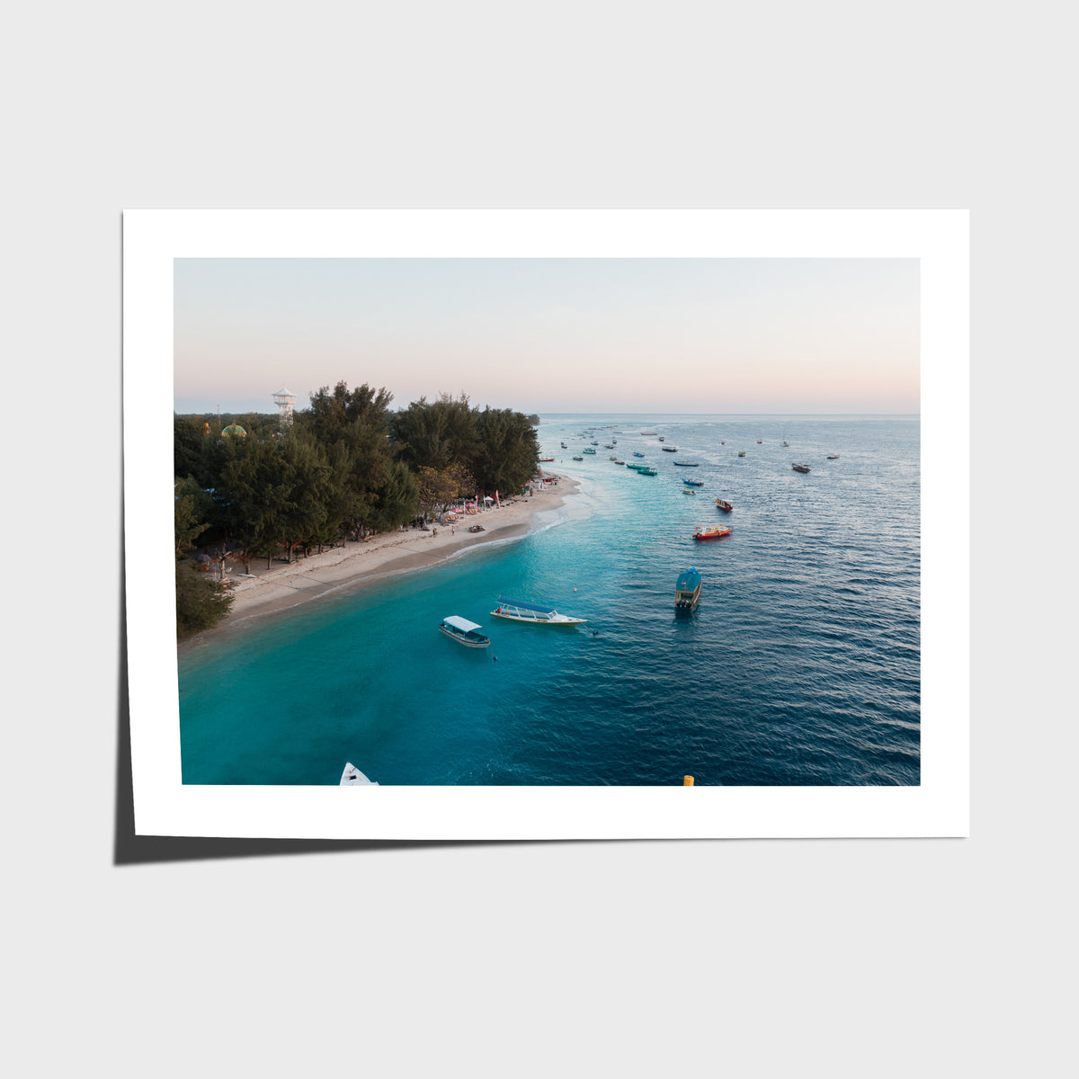Gili T Island Sunrise ii - Art Print - Fine Art Paper - Unframed Print - Landscape