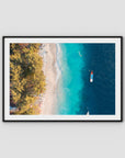 Gili T Tropical - Art Print - Traditional Frame - Black - Landscape