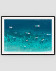 Gili T Bluewater - Art Print - Traditional Frame - Black - Landscape