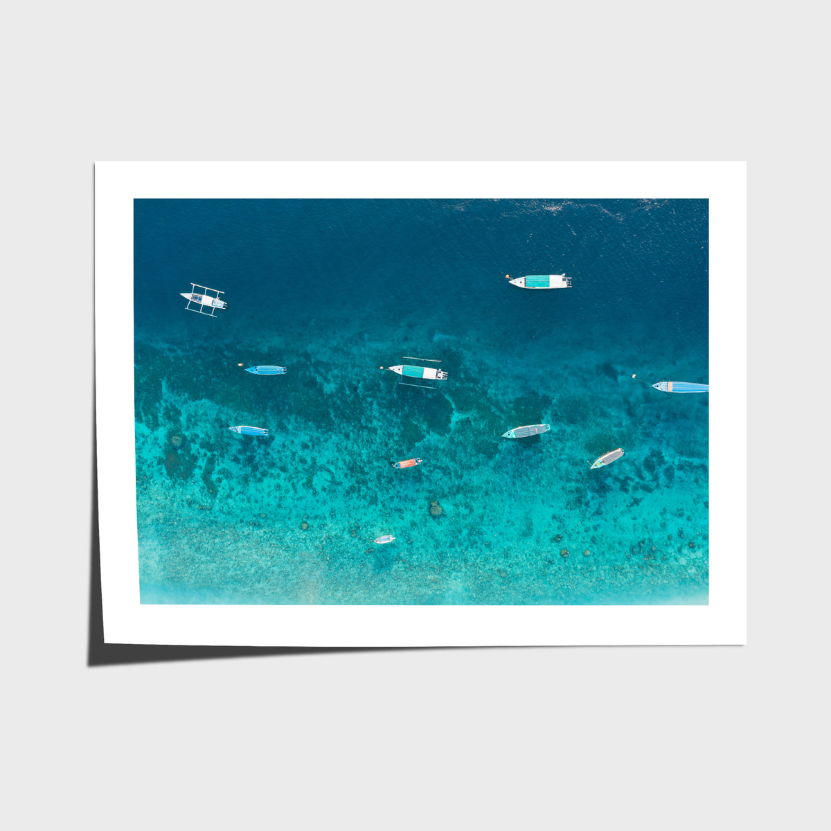 Gili T Bluewater - Art Print - Fine Art Paper - Unframed Print - Landscape