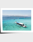 Gili T Longboat - Art Print - Fine Art Paper - Unframed Print - Landscape