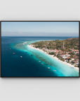 Gili T Reef Break - Art Print - Float Frame Canvas - Black - Landscape