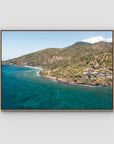 Amed - Art Print - Float Frame Canvas - Raw Oak - Landscape