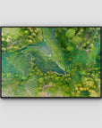 Tegalalang Rice Fields - Ubud - Art Print - Float Frame Canvas - Black - Landscape