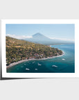 Amed & Mount Agung ii - Art Print - Fine Art Paper - Unframed Print - Landscape