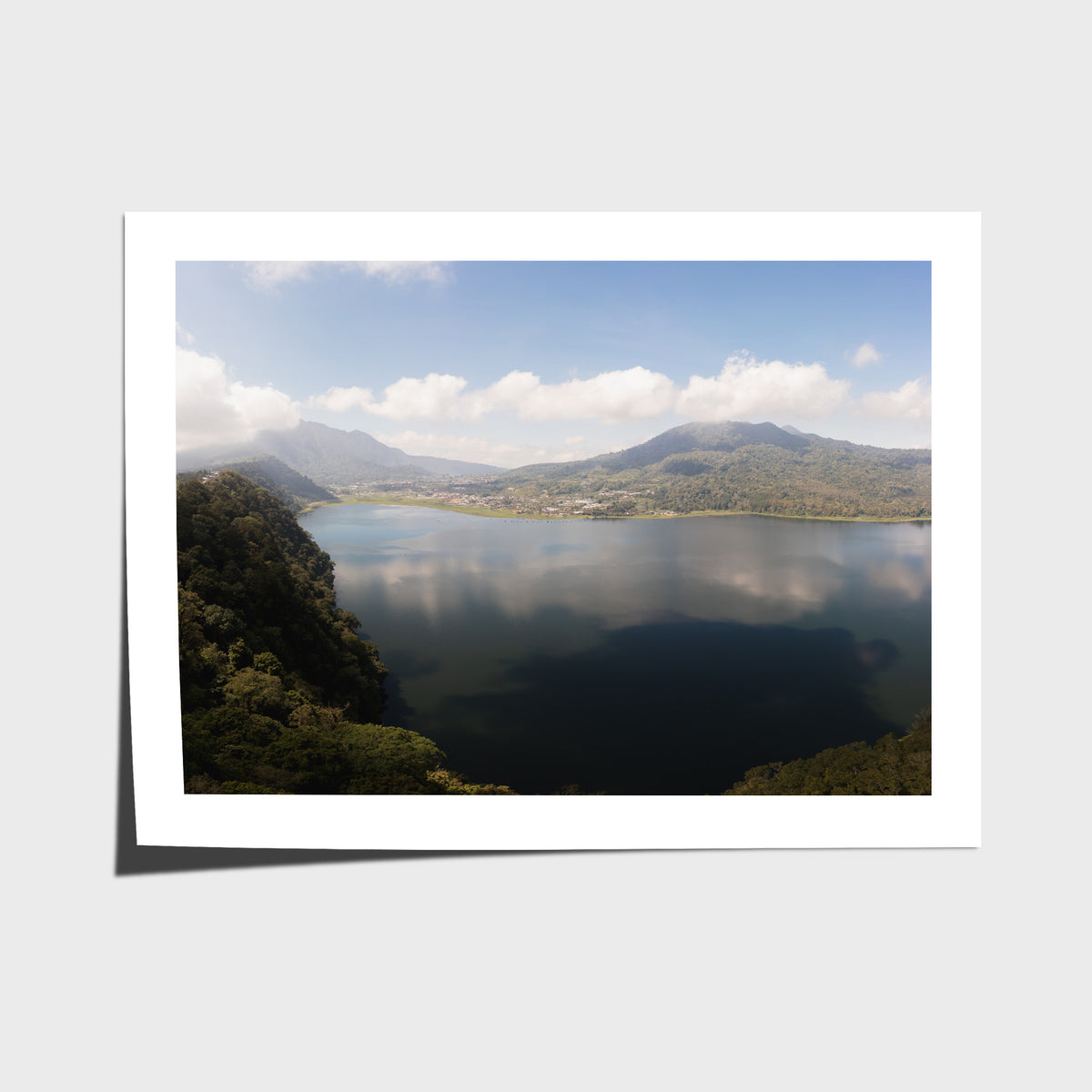Lake Batur Bali - Art Print - Fine Art Paper - Unframed Print - Landscape