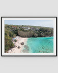 Padang Padang Beach ii - Art Print - Traditional Frame - Black - Landscape