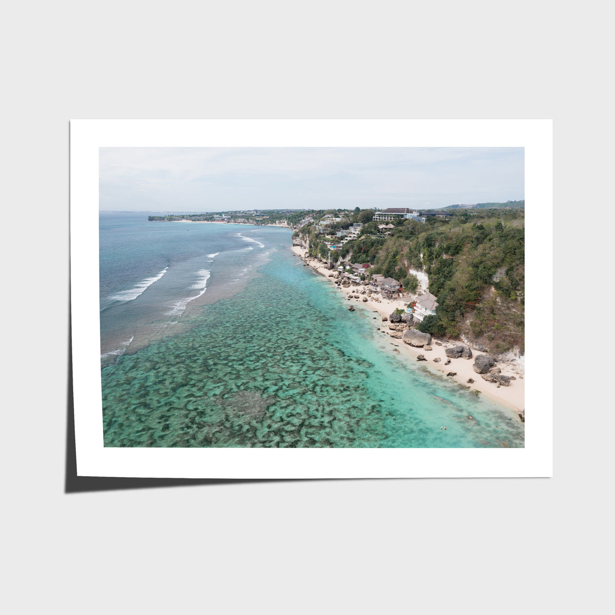 Padang Padang Coastline - Art Print - Fine Art Paper - Unframed Print - Landscape