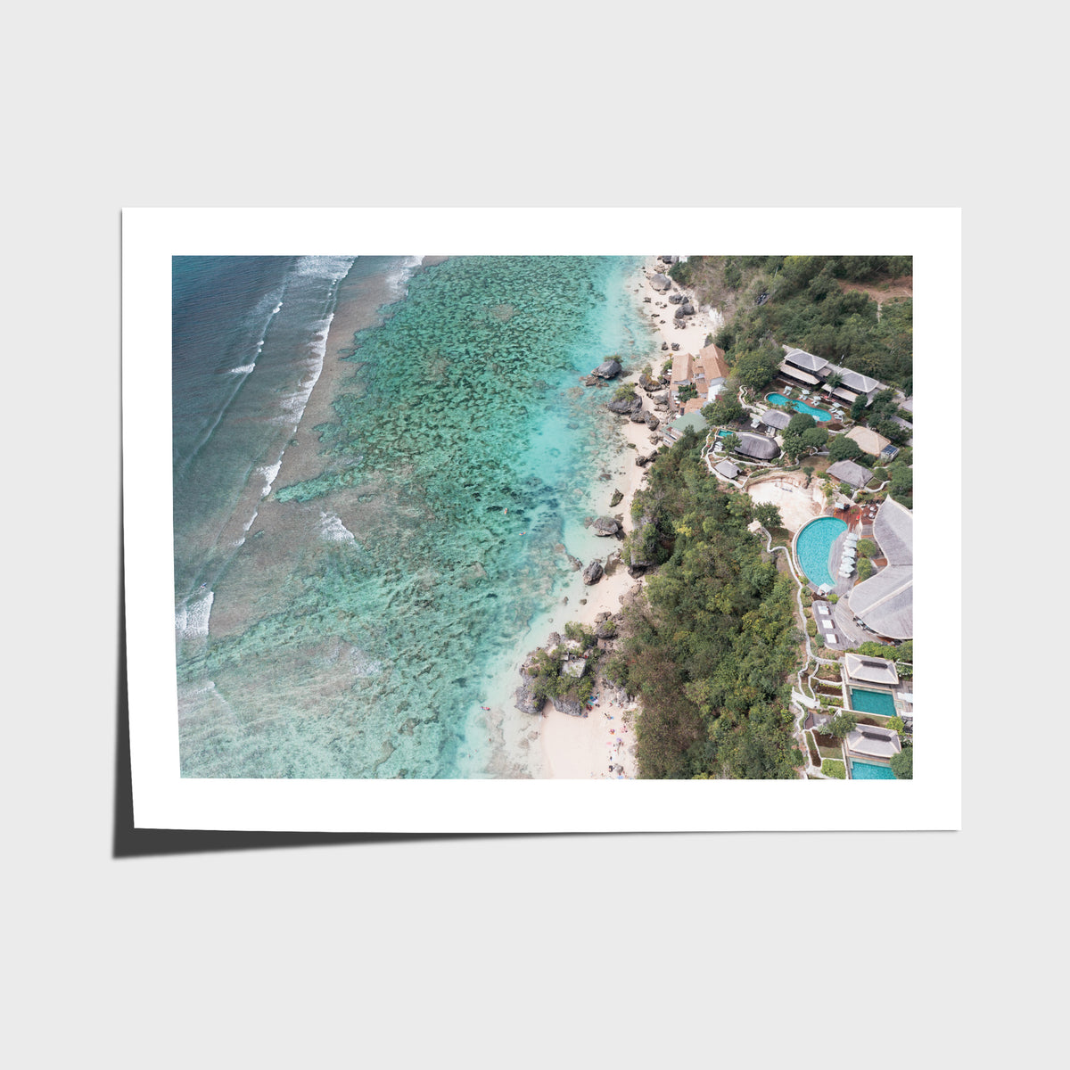 Padang Padang Coastline ii - Art Print - Fine Art Paper - Unframed Print - Landscape