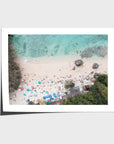 Padang Padang Beach Top Down - Art Print - Fine Art Paper - Unframed Print - Landscape