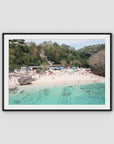 Padang Padang Beach - Art Print - Traditional Frame - Black - Landscape