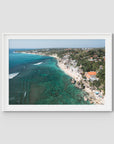 Bingin Reef - Art Print - Traditional Frame - White - Landscape
