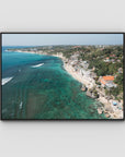 Bingin Reef - Art Print - Float Frame Canvas - Black - Landscape