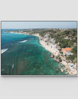 Bingin Reef - Art Print - Float Frame Canvas - White - Landscape