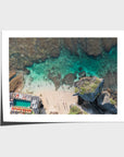 Uluwatu Top Down - Art Print - Fine Art Paper - Unframed Print - Landscape